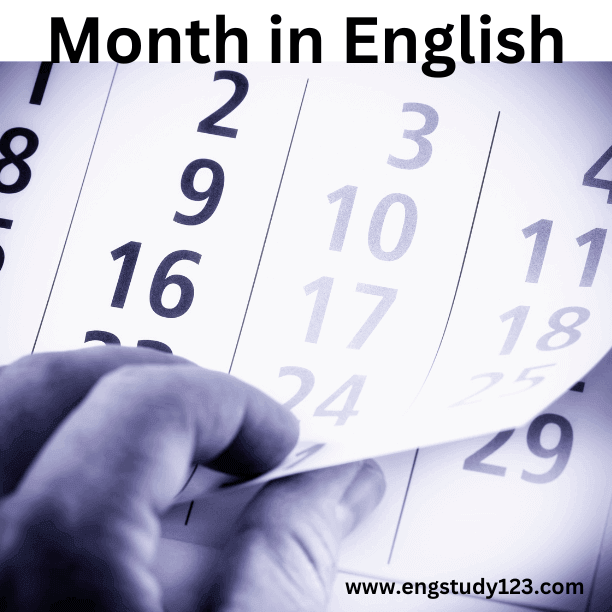 month in english